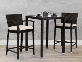 RATTAN BARSTOOL SET